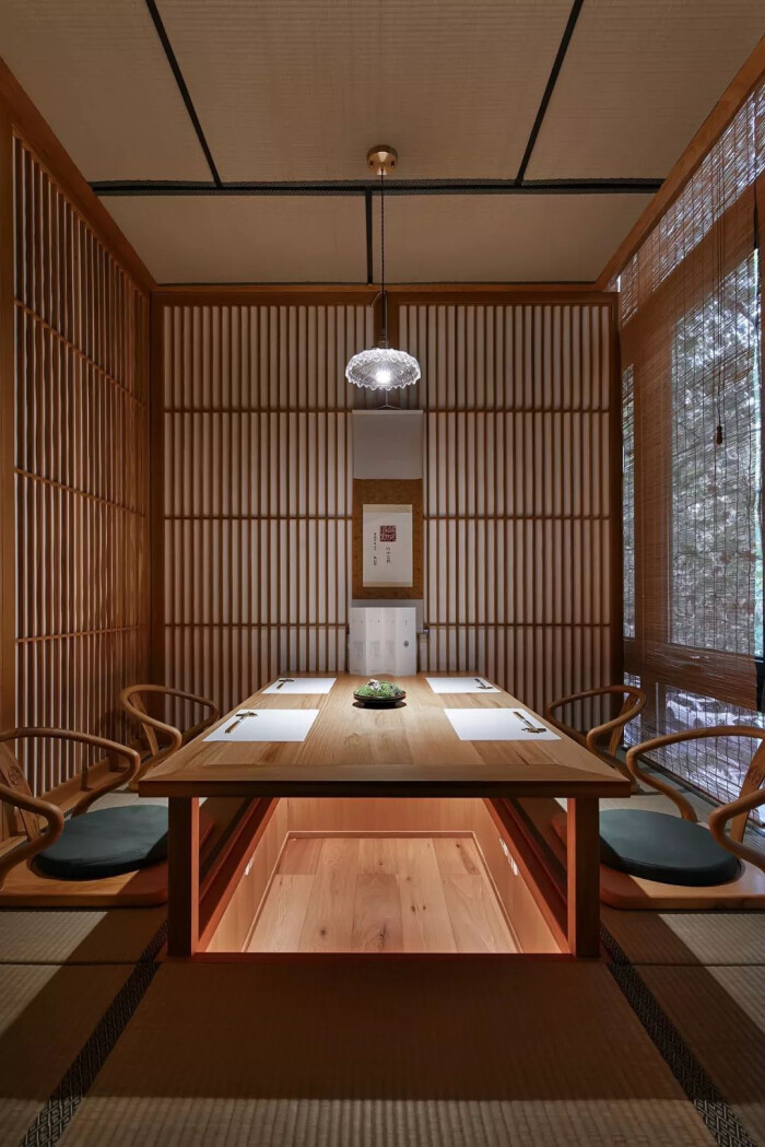 简约线条演绎传统日式,享受禅意与空幽