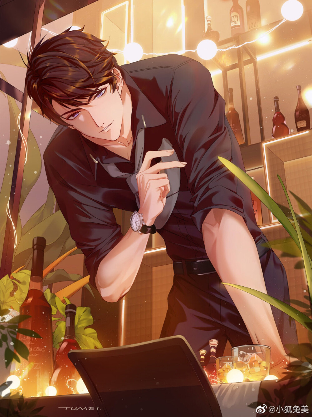 恋与制作人李泽言饭绘cr小狐兔美