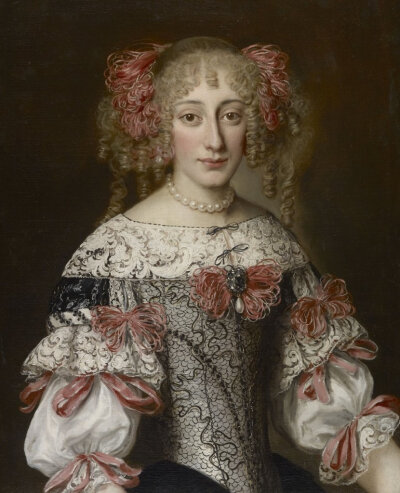 法国贵族发型女图片