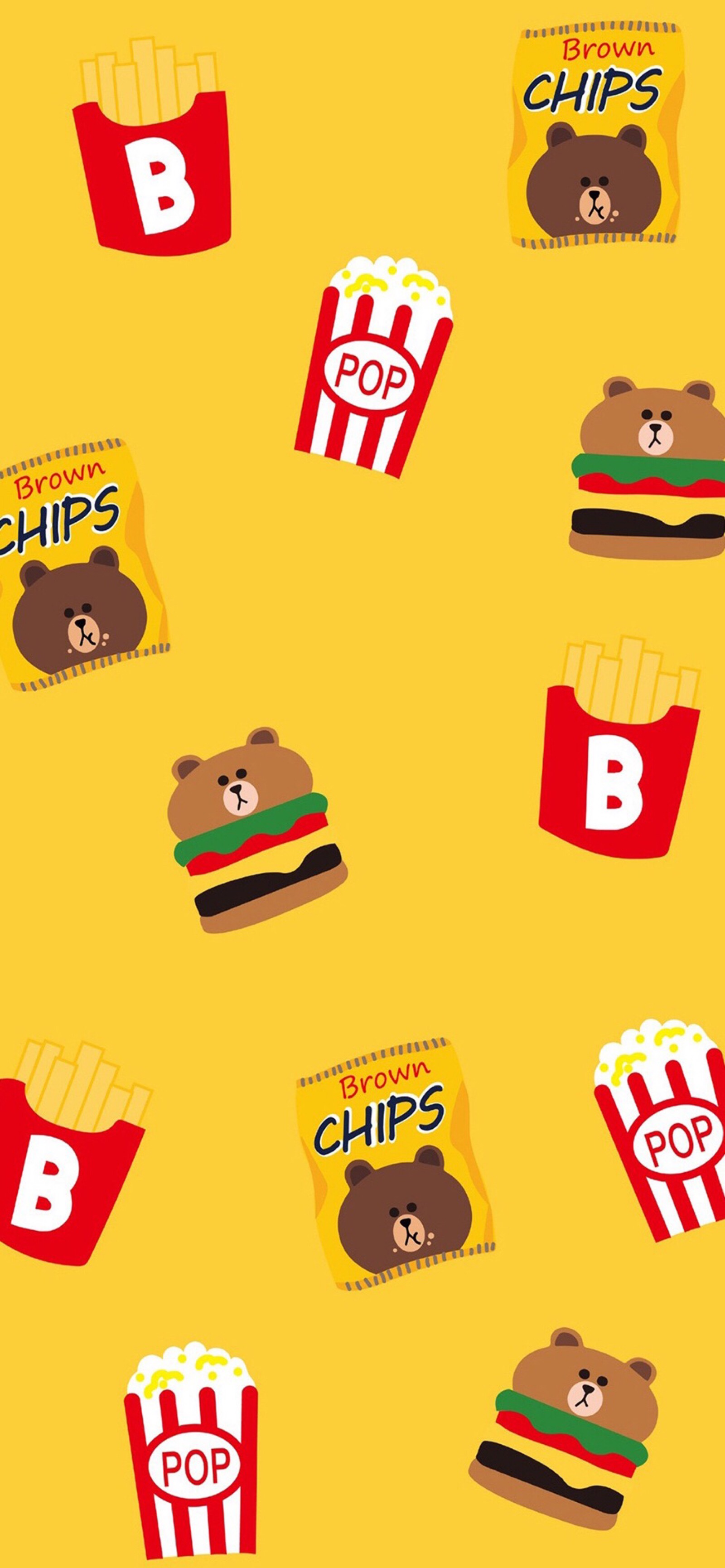 iphonex/xs/max 卡通line town布朗