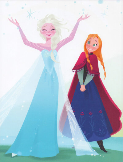 冰雪奇缘安娜和艾莎