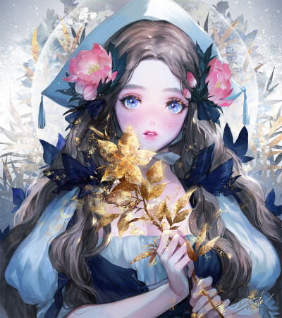 cg acg 插画 厚涂