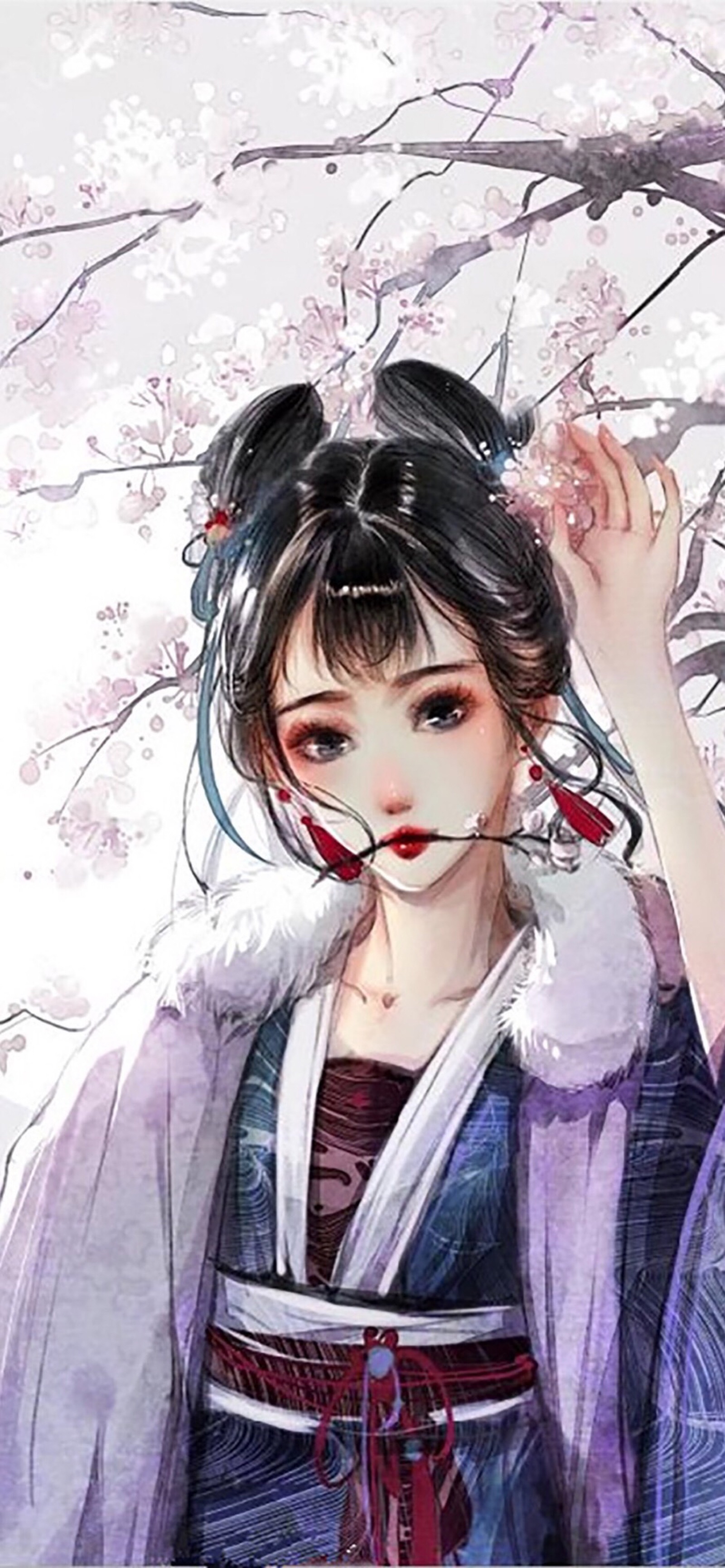 iphonex/xs/max 适用 工笔手绘 插画古风美女