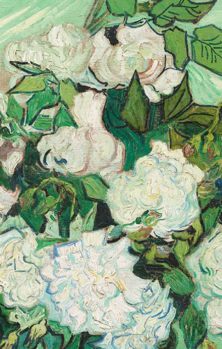 绿色的玫瑰 vincent van gogh1853 - 1890