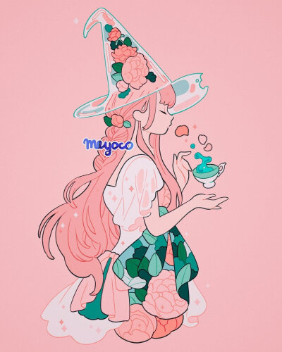 壁纸插画日系清新