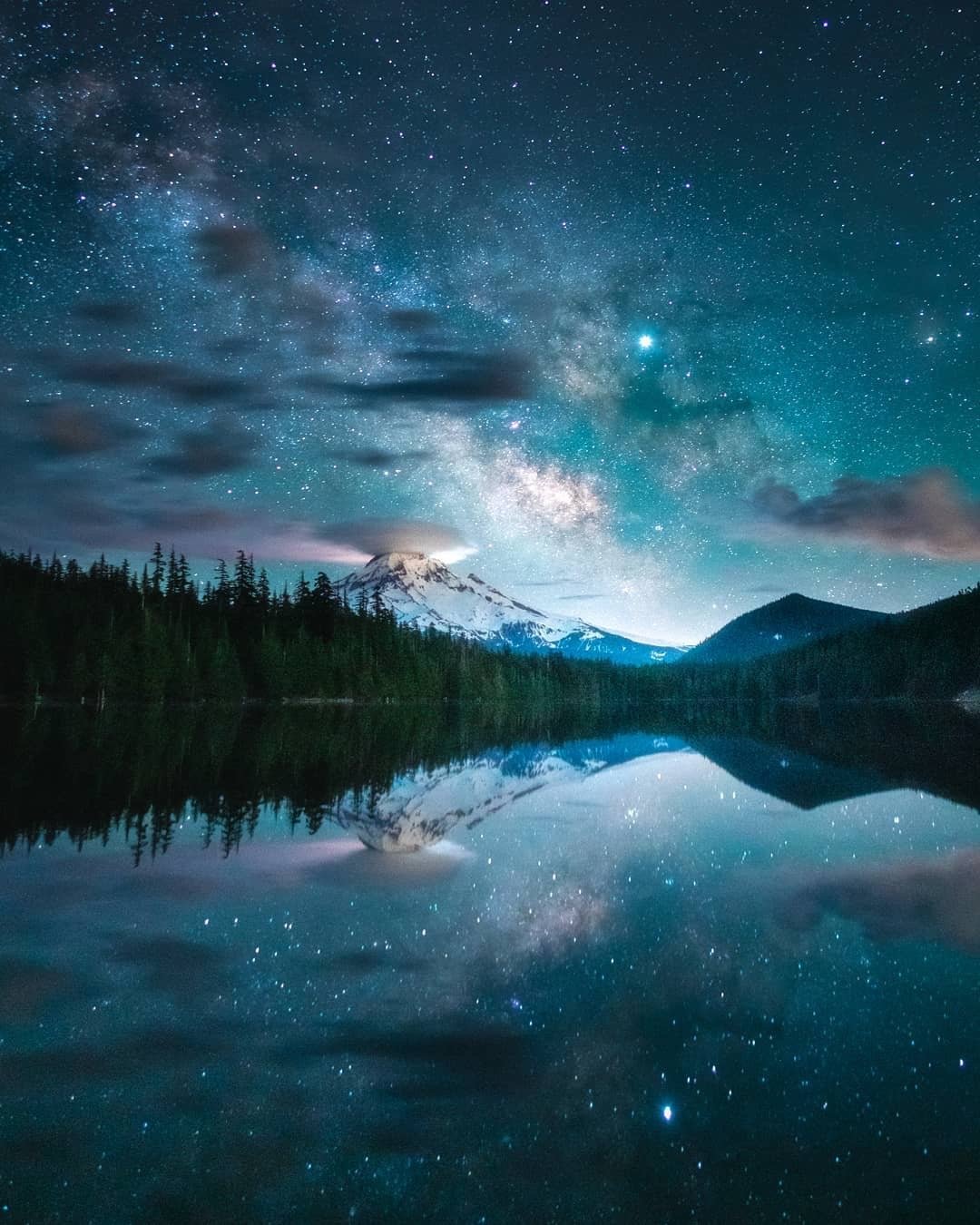 星空图片真实夜景摄影图片