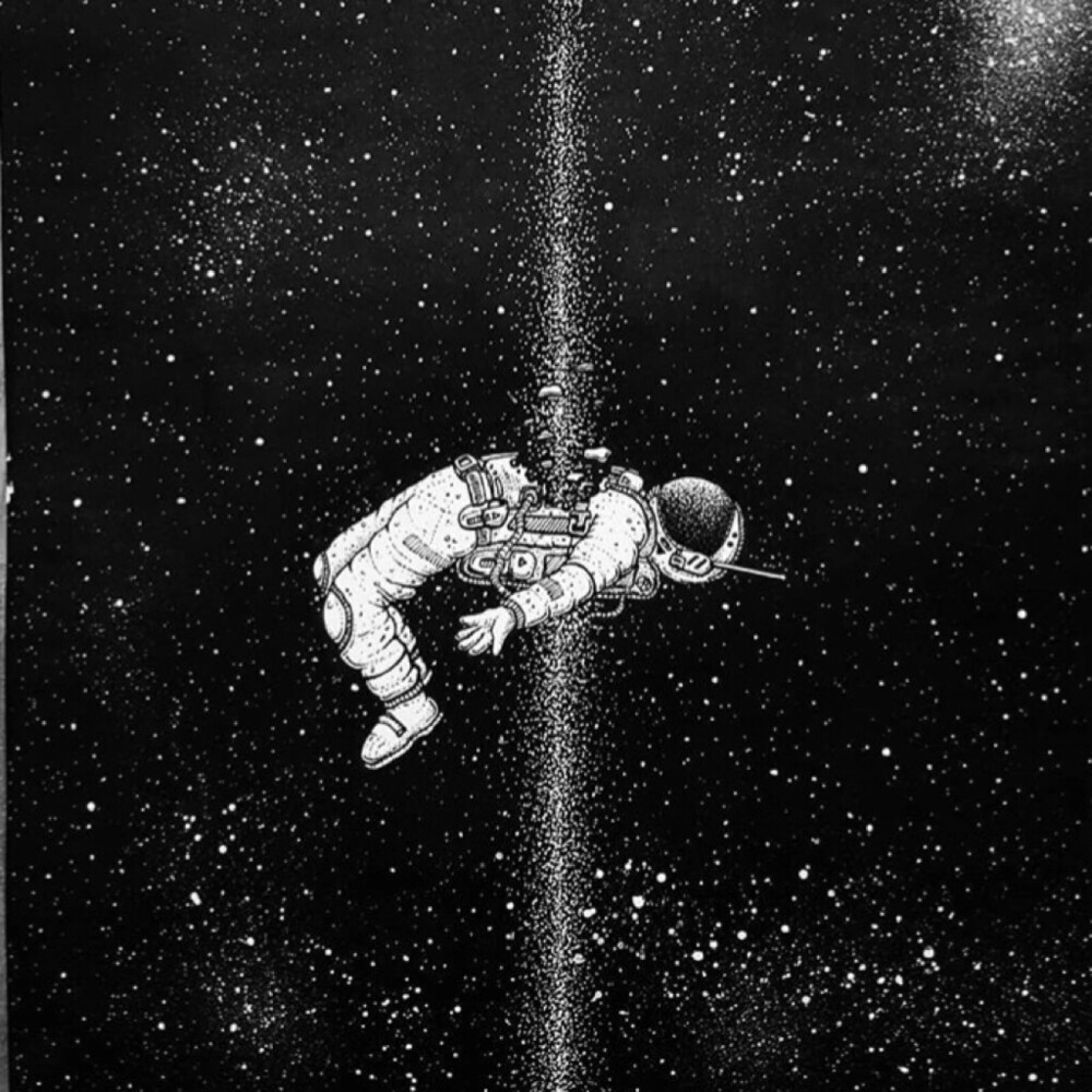 宇航员头像高清 孤独图片