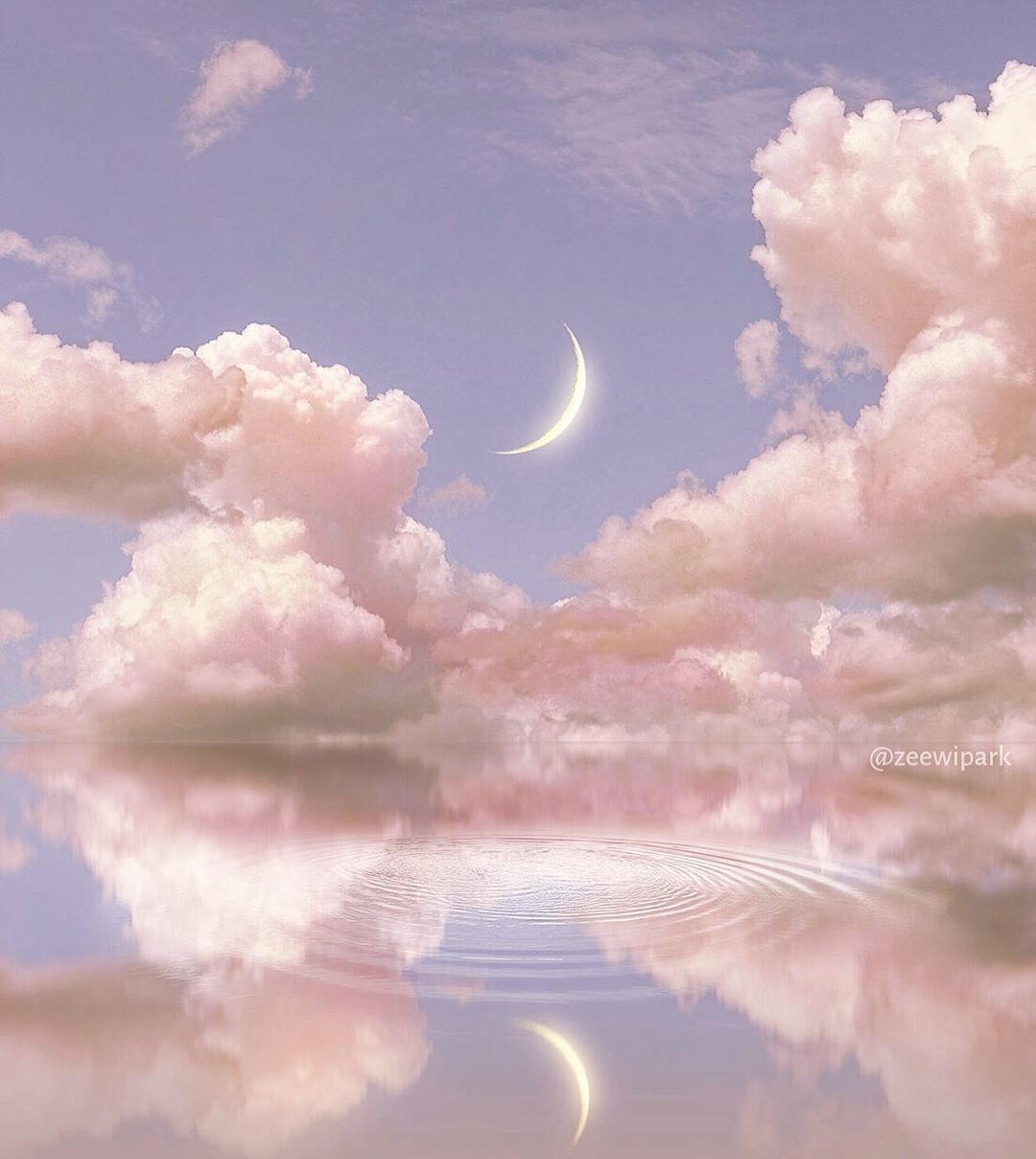 背景图 云月 天空