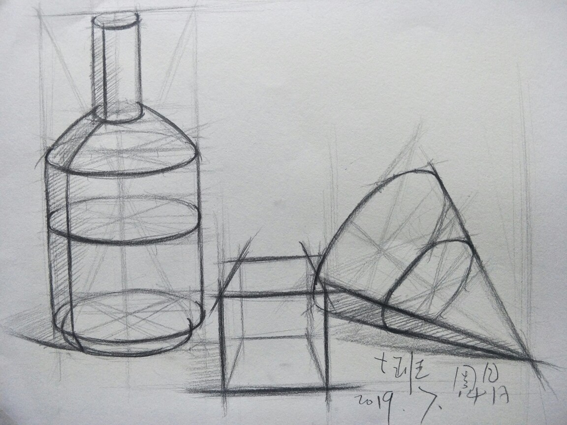 乐军素描石膏教学图解第一阶段内容