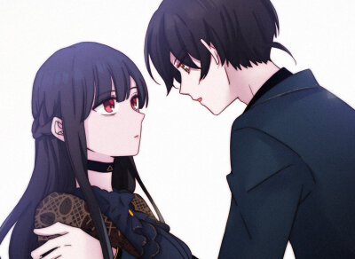 黑夜有所斯 来源:微博@胡桃-kurumi