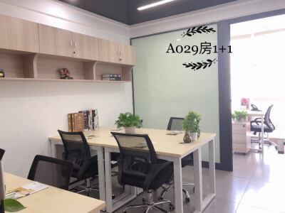 创富港专为2~20人创业团队提供不同类型精装独享办公室,办公空间可