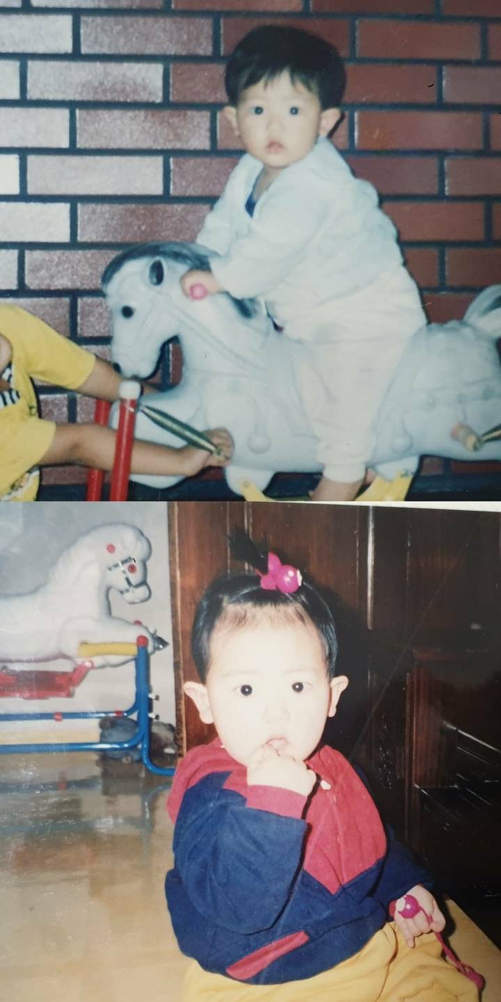 朴灿烈 灿烈 exo chanyeol 童年照