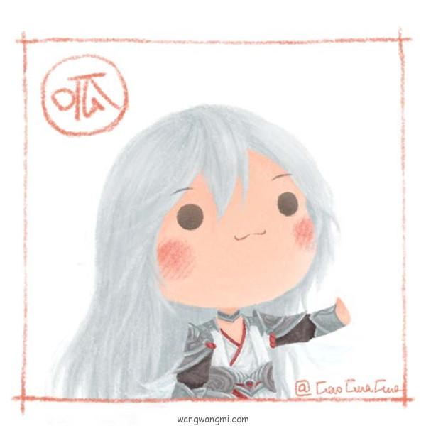 王者荣耀李白-凤求凰q版英雄头像