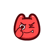 魔鬼猫表情-鬼脸