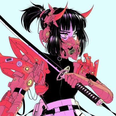 武装少女 冷酷画师:vinne ins:vinne.art