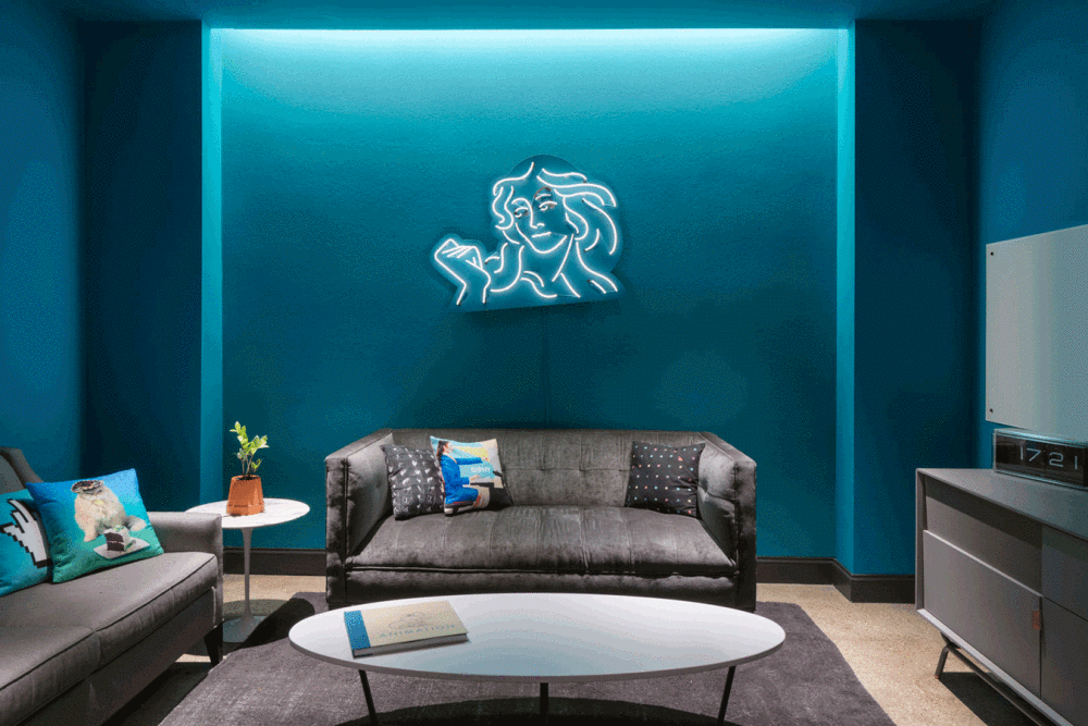 纽约giphy办公室空间设计.#求是爱设计