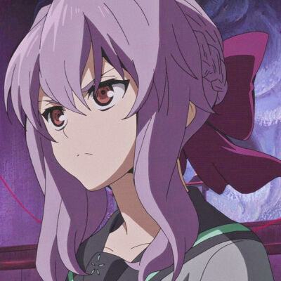 终结的炽天使紫色头发图片