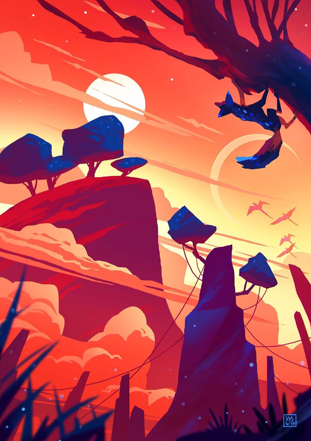 来自插画师,场景设计师 stephanie stutz 作品 | www.stephaniestutz.