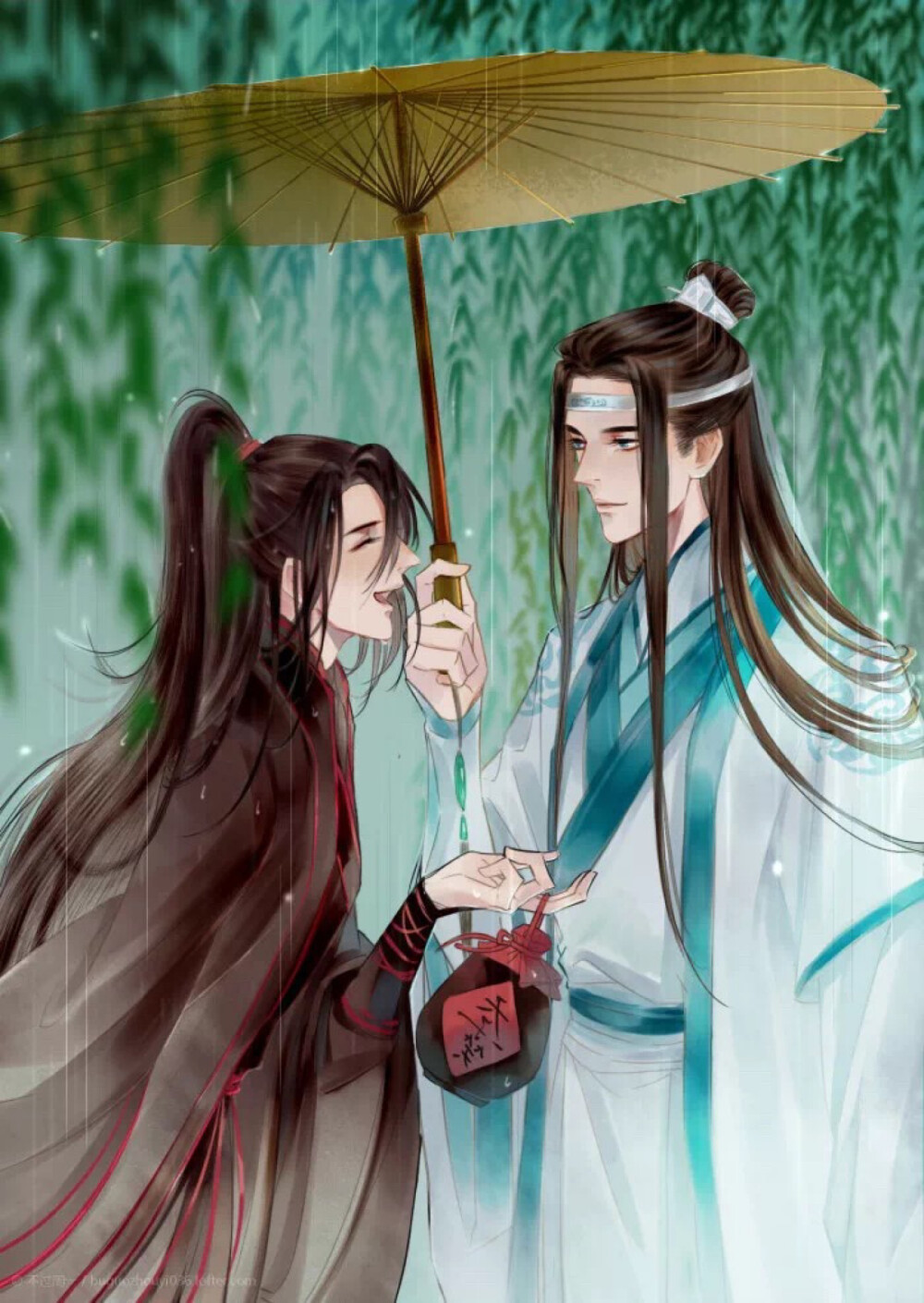 魔道祖师双人图片高清图片