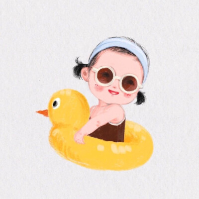 萌萌哒头像可爱小女孩卡通