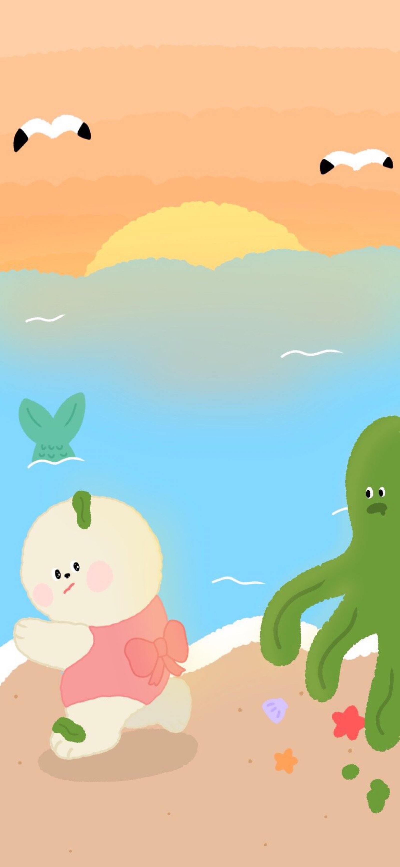 壁纸cr.寄喜饼给你喔