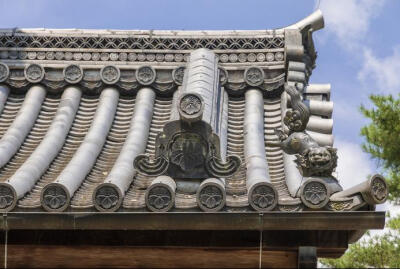 日本京都金阁寺屋顶