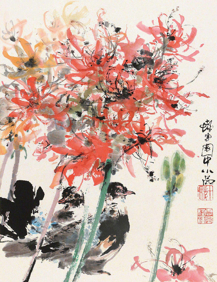 别具一格"丨程十发 花鸟欣赏#遇见艺术#书画新浪潮