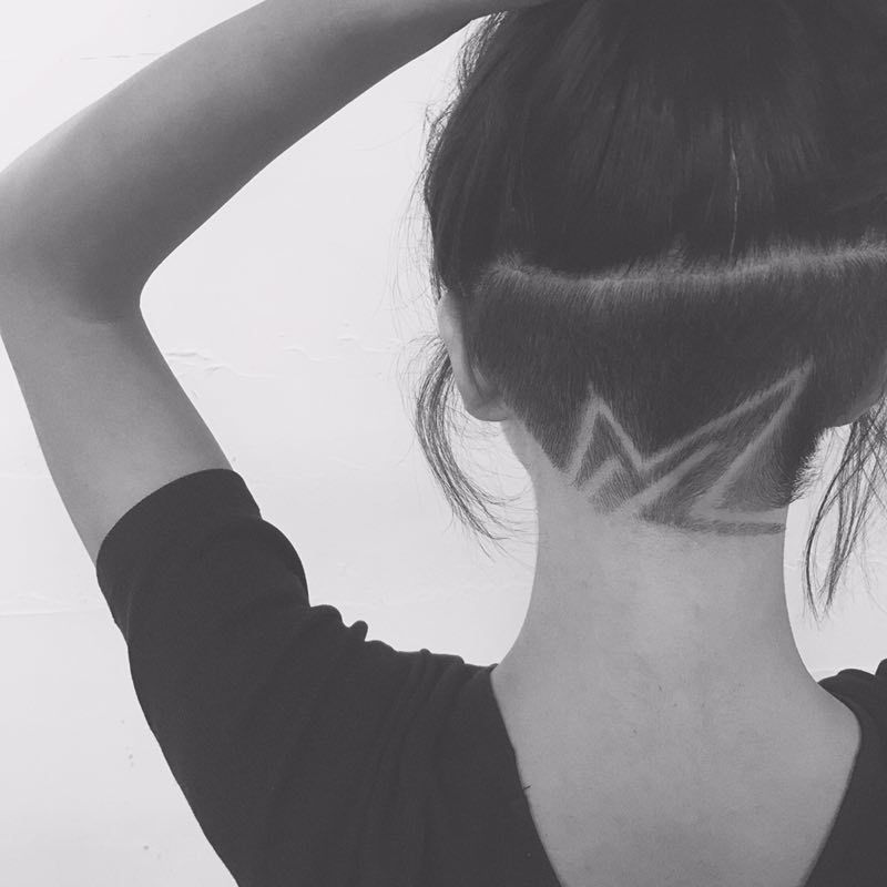 undercut 女图片