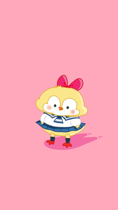 卡通小鸡可爱