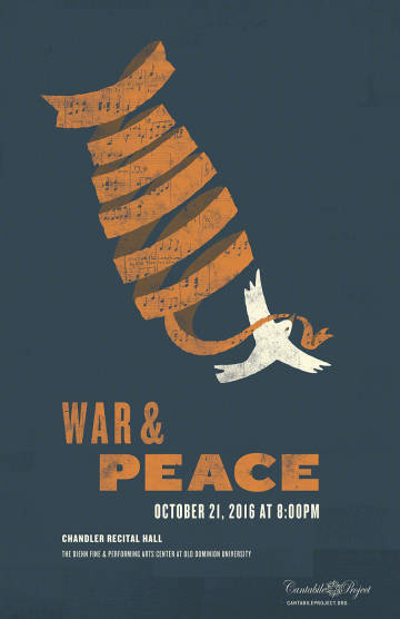 战争与和平主题海报图片