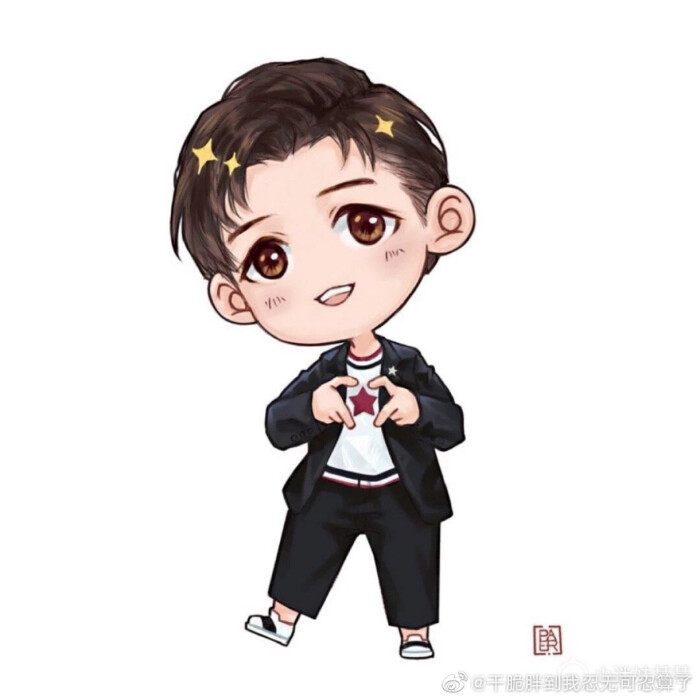 李现,微博图.侵删