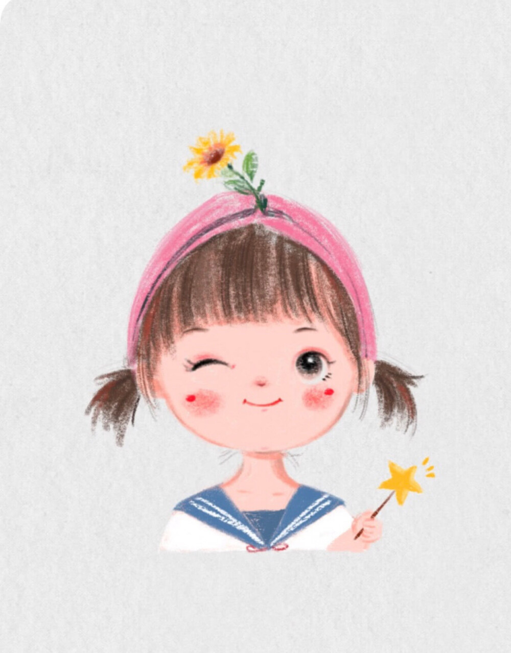 可爱小女孩儿头像