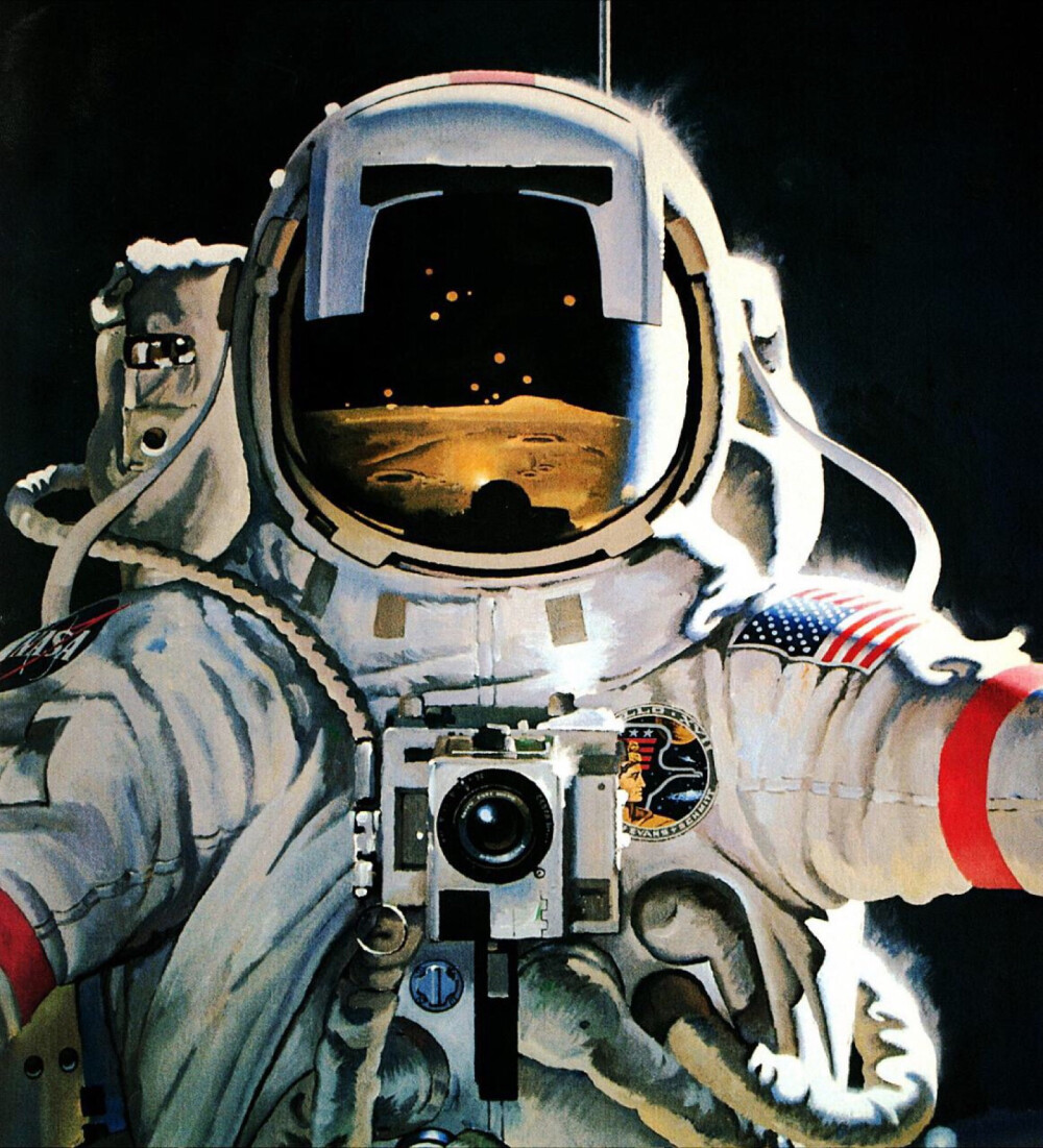 孤独的宇航员头像图片