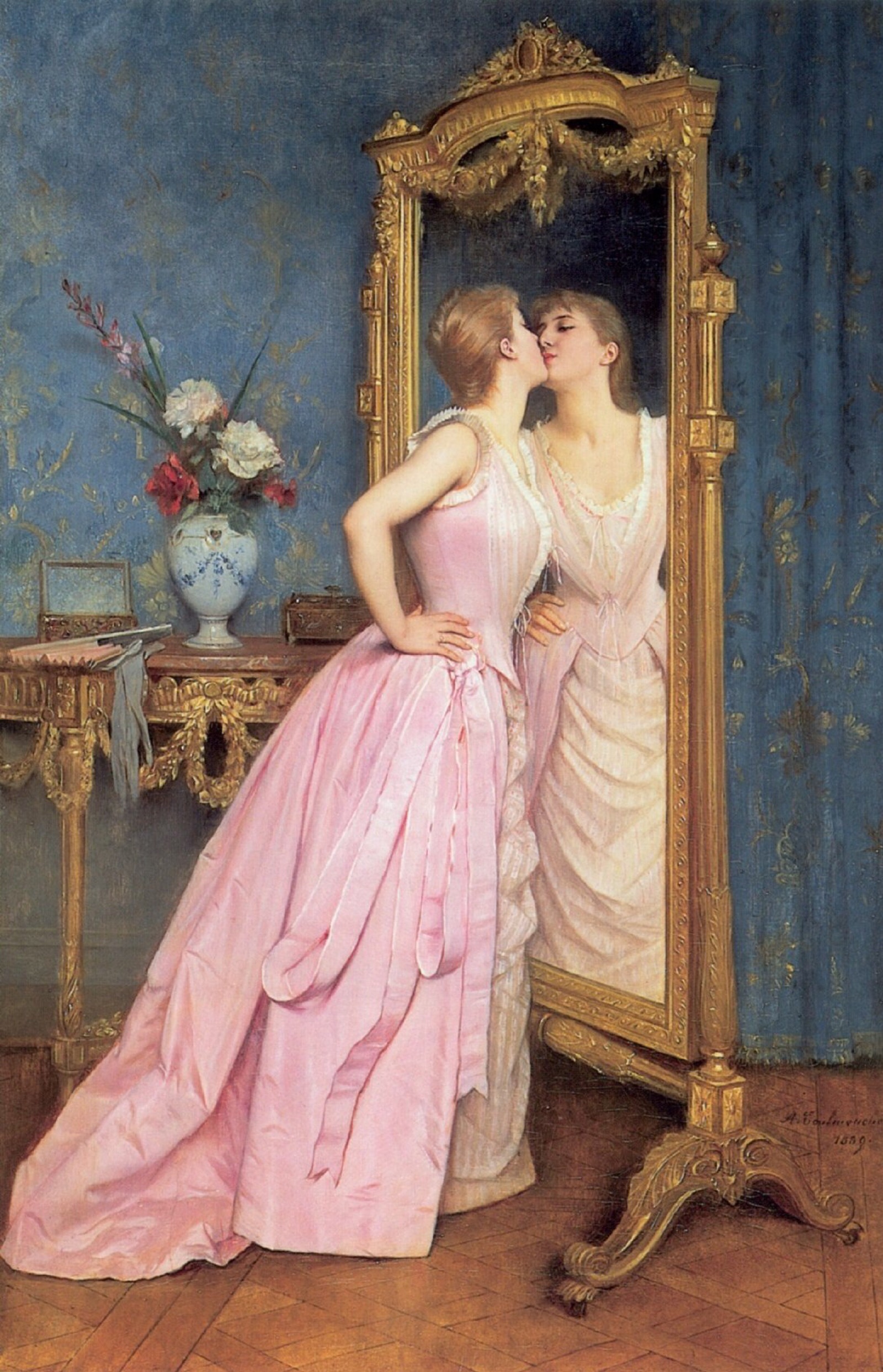 虚荣,1890年(法国画家奥古斯特·屠勒姆曲作品)