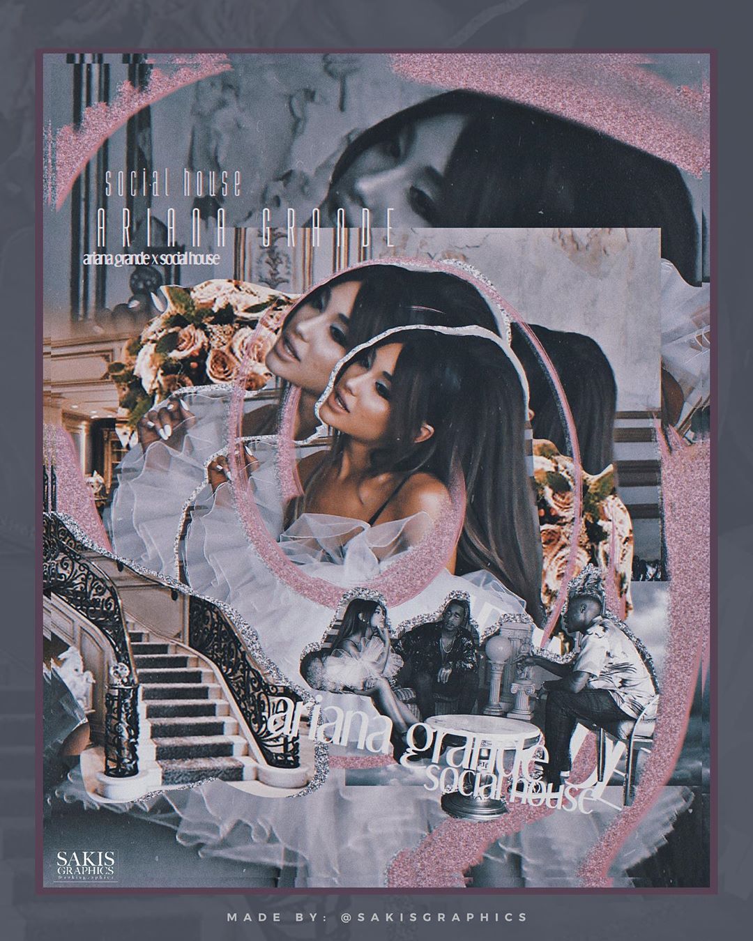 ariana grande a妹外网粉丝的海报作品