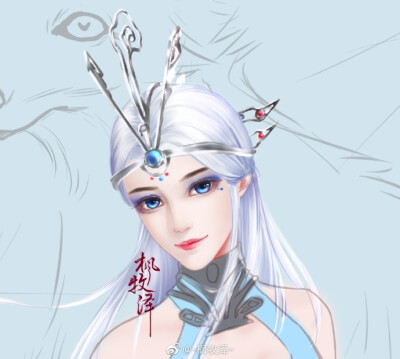 秦时明月雪女 微博@-枫牧泽-( 收藏致歉!侵权删!严禁商用!