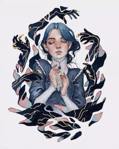适合临摹的素描