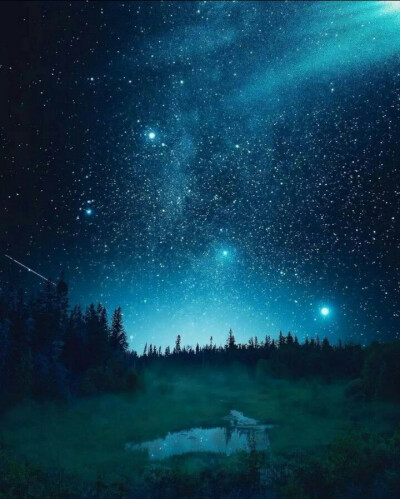 灿烂星空背景图