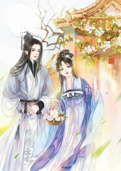 古风 情侣画师:槿木