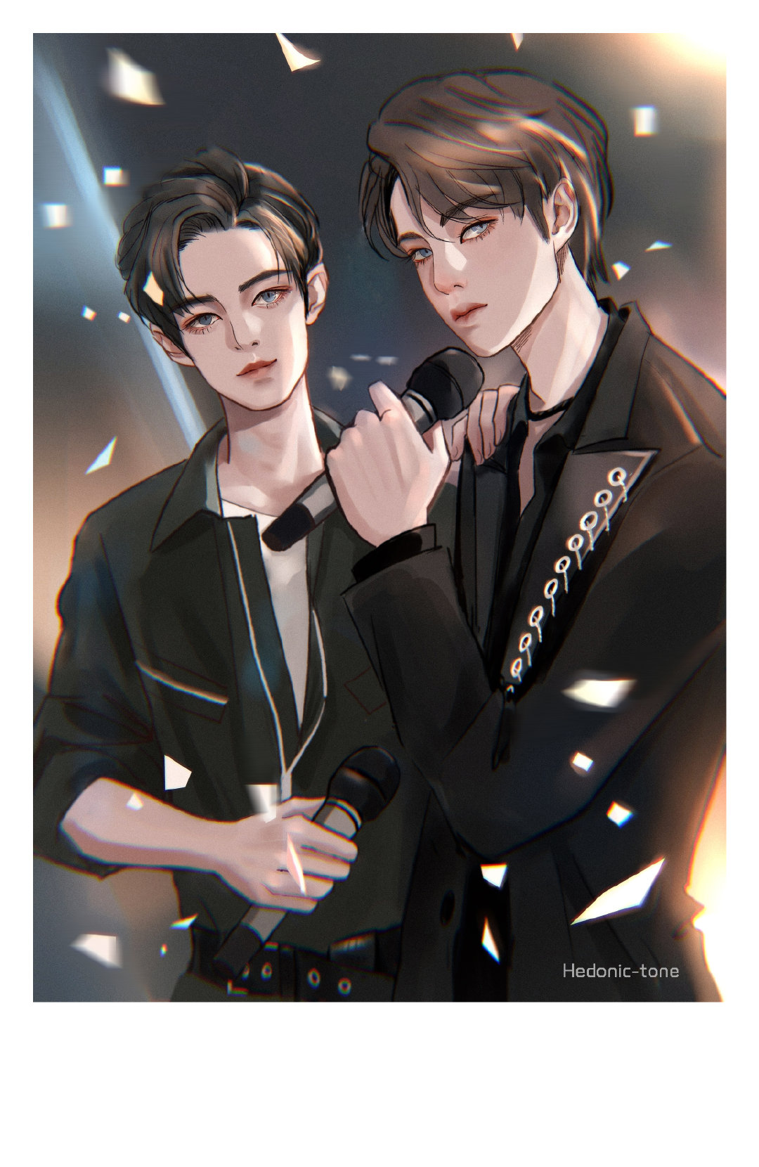 博君一肖超话漫画王一博肖战