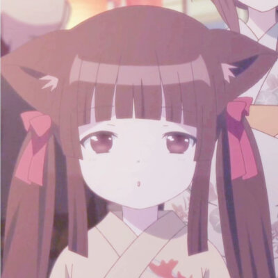 粉色 二次元 头像