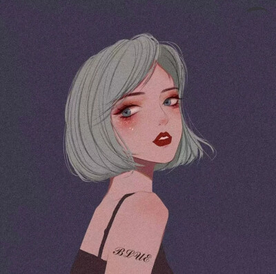 手绘 女生 头像 二次元 动漫
