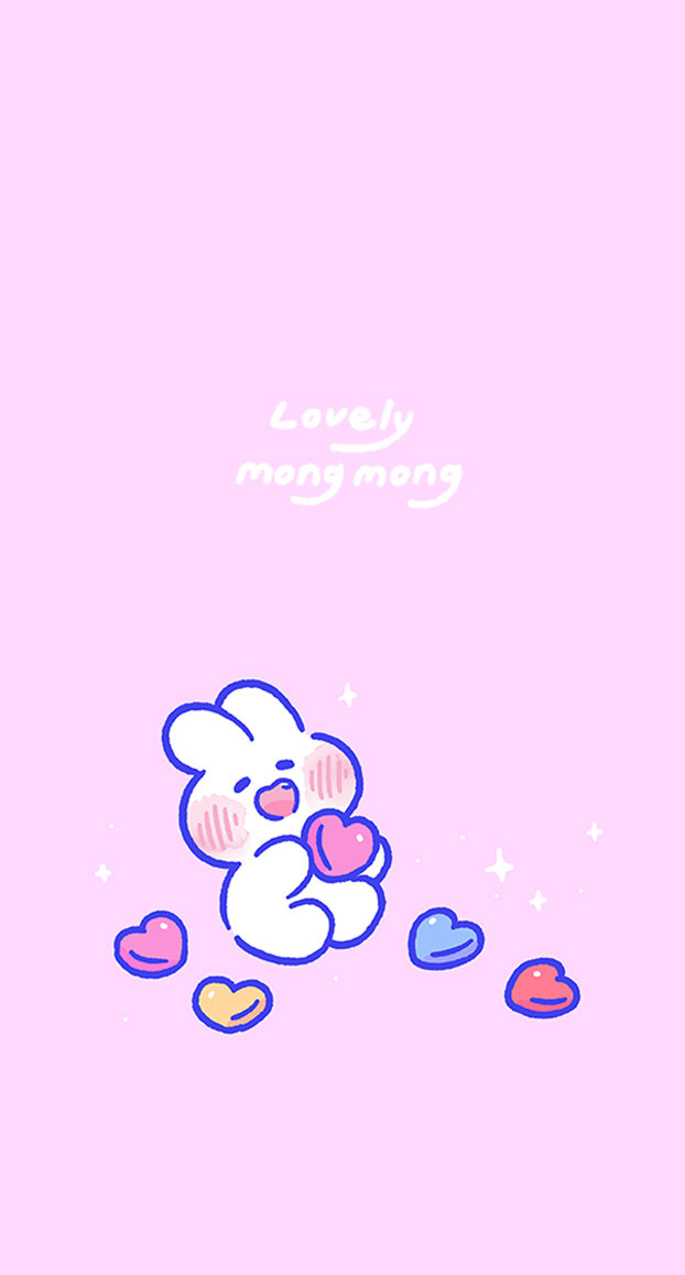 软萌兔mongmong 可爱少女心壁纸
