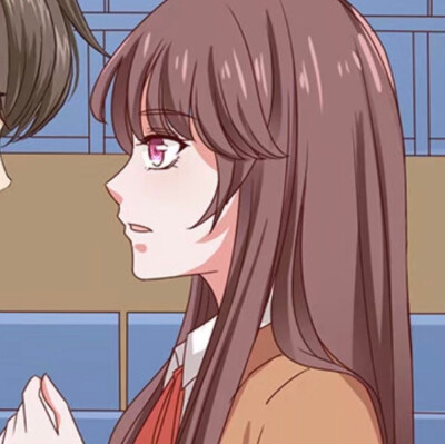 情侣头像 | 漫头『自截』 爱的三分线堆糖 by:芒菓橙子