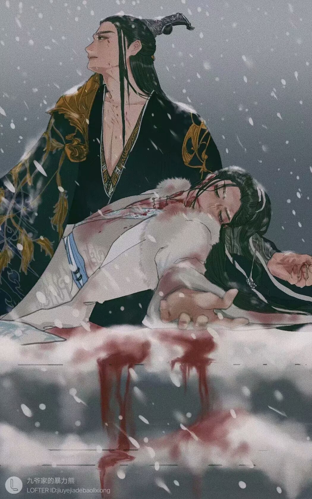 二哈和他的白猫师尊# 画师:九爷家的暴力熊