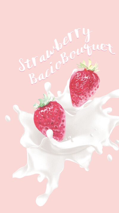 草莓牛奶图源微博:榛果可可花束