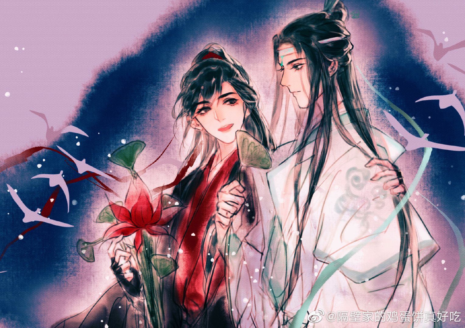 温情魔道祖师壁纸图片