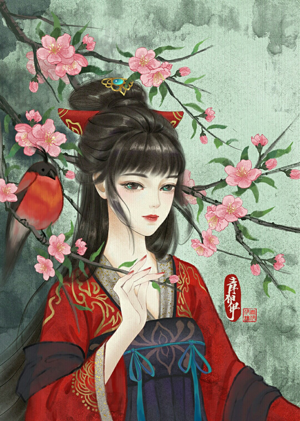 古风美人绘师青伊伊