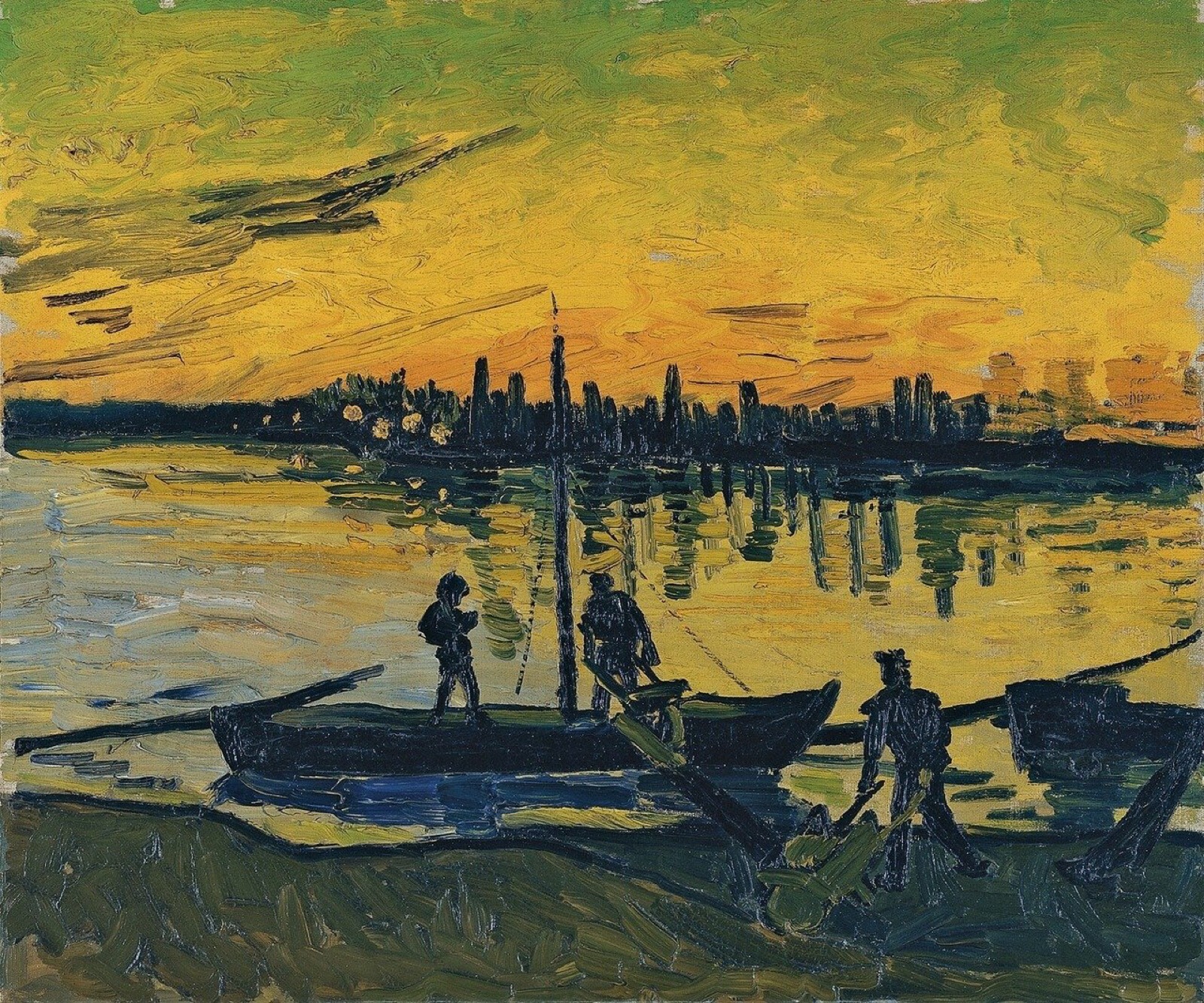 运煤驳船,1888年(文森特·梵高作品)