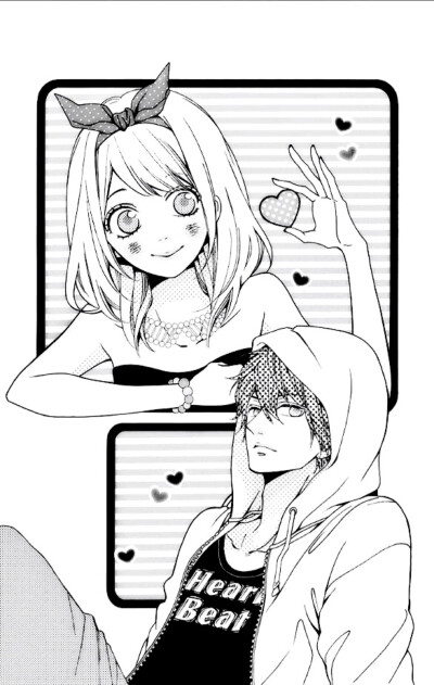 黑白漫画局部
